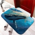 thumbnail image 2 of Whale 1158 Non-Slip Memory Foam Bath Rug: Absorbent, Quick-Dry, Machine Washable, Soft & Comfortable - S, 2 of 7