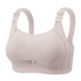 thumbnail image 1 of aidice Bras for Women Wirefree Round Neck Adjustable Strap Support Comfy Breathable Everyday Bralettes, 1 of 2