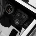 thumbnail image 5 of 12V Battery Licensed Mercedes-Benz Kids Ride on Car Electric Toy Truck w/Remote Control, 3 Speeds, LED Lights, Bluetooth, Music(White), 5 of 28