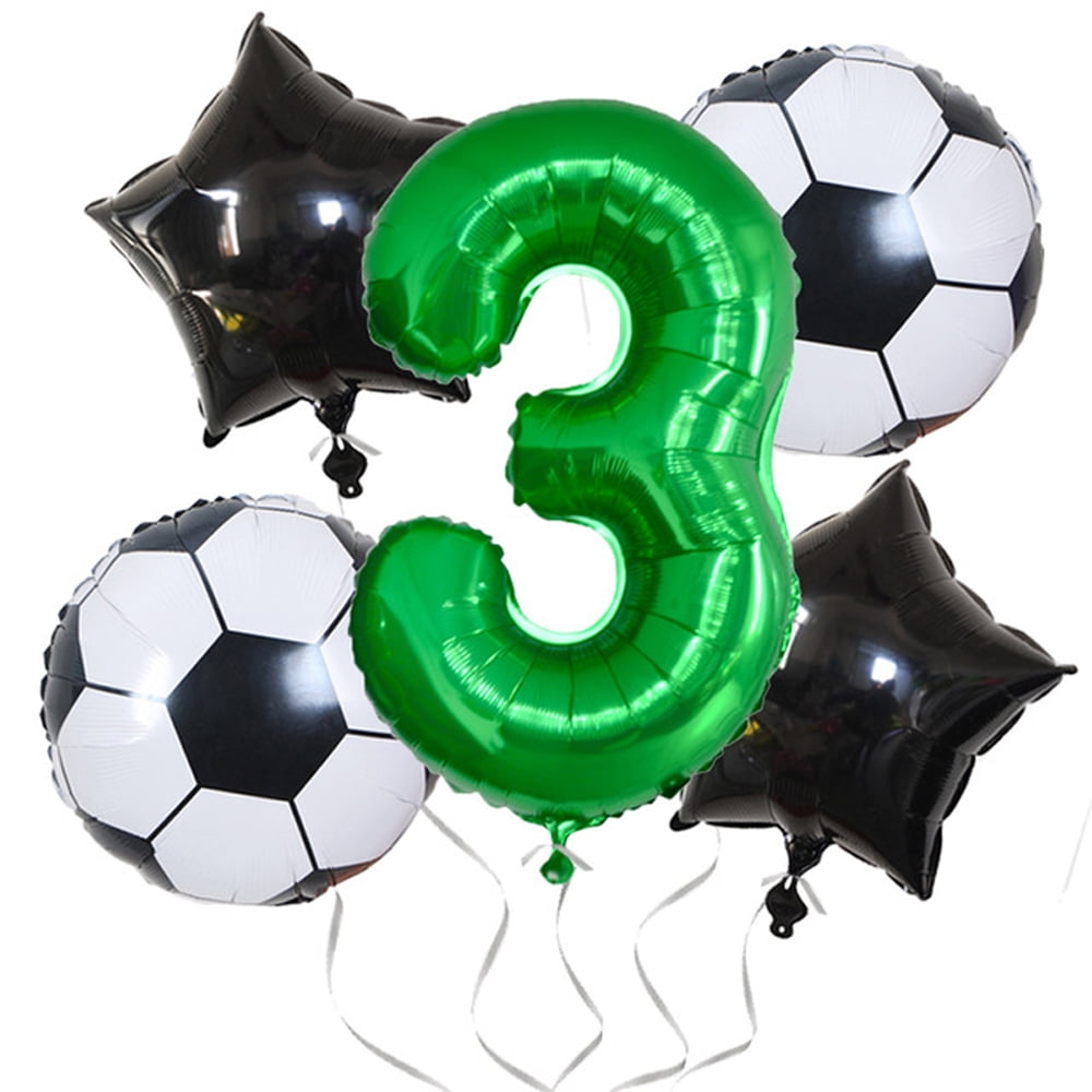 MMTX Green Soccer Balloons Arch Garland Kit, Football Balloon Party  Supplies with Black Green White Balloons for Soccer Theme Boy Birthday  Party Sporting Event Anniversary 
