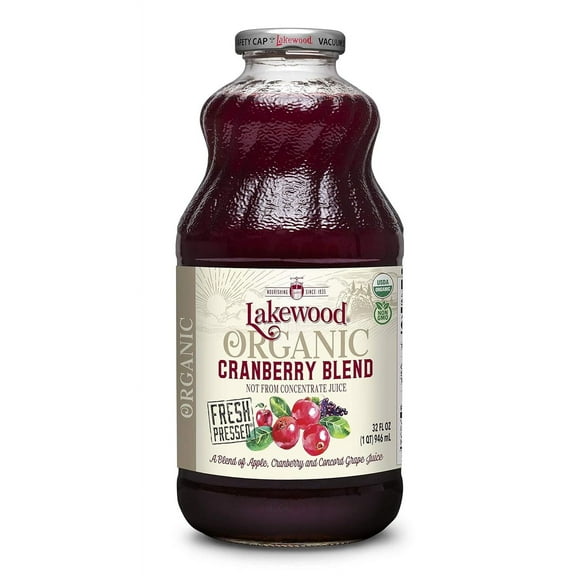 Lakewood Organic Juice Blend Fresh Pressed Cranberry 32 fl oz