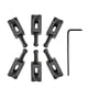 thumbnail image 1 of Juego de puentes de guitarra planos 6 en 1 para guitarra de estilo (negro), 1 of 7