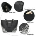 thumbnail image 7 of Montana West Purses for Women Tote Bag 3Pcs Set Leopard Print Satchel Handbags, 7 of 7