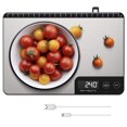 thumbnail image 1 of Báscula de cocina digital de 33 lb con longitud de medida de 8 pulgadas, recargable con pantalla LCD, peso en gramos y onzas 1 g, 1 of 8