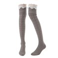 thumbnail image 4 of Breathable ’s Summer Lightweight Knit Knee High Stockings With Lace R Hollow Design Lightweight Sheer Thigh High Socks For Everyday Wear, 4 of 4