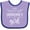 Lavender and Purple, variant on Inktastic Grandma Girl for Granddaughter Girls Baby Bib