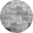 thumbnail image 2 of Addison Rugs Mayfield Washable Transitional Panel Gray Round Rug, 8' x 8', 2 of 5