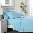 thumbnail image 6 of JML Full Bed Sheet Set 6 Piece Blue,Soft Microfiber Fade & Stain Resistant Sheet Set, 6 of 6