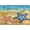 Mat-16437, variant on Summer Starfish Beach Theme Indoor Outdoor Welcome Doormat, Entrance Mat Rug Outside Patio for Kitchen Bedroom Rug Durable & Washable-16x24inch