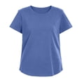 thumbnail image 4 of JWshufel Pregnancy Casual Tops for Women Maternity Short Sleeve Breathable Lightweight Shirts Tee Workout Athletic Wear, 4 of 6