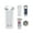 White, variant on Icy Bev Kooler Skinny Can Insulator, Double-Wall Vaccum-Sealed Stainless Steel / Grand Fusion - Liquid Fusion
