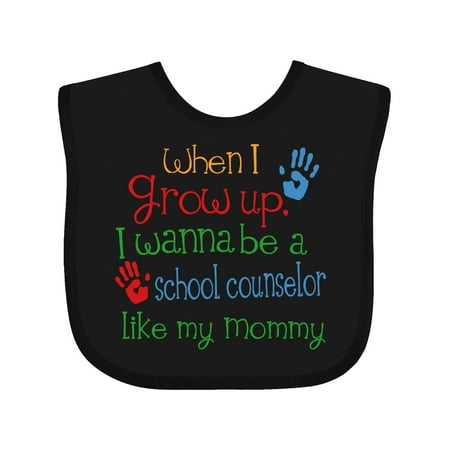 

Inktastic School Counselor Like Mommy Gift Baby Boy or Baby Girl Bib