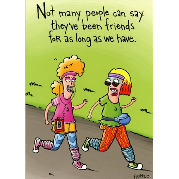 Happy Birthday Long Time Friend Funny Oatmeal Studios Jogging Long Time Friends Funny Birthday Card - Walmart.com Happy Birthday Long Time Friend Funny Oatmeal Studios Jogging Long Time Friends Funny Birthday Card - Walmart.com