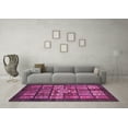 thumbnail image 3 of Ahgly Company Indoor Rectangle Abstract Pink Modern Area Rugs, 7' x 9', 3 of 4