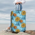 thumbnail image 7 of Disketp Sunflowers Elastic Travel Luggage Cover Travel Suitcase Protective Cover For Trunk Case Apply To 18''-32'' Suitcase Cover-X-Large, 7 of 7