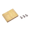 thumbnail image 2 of Rustproof Waterproof Brass Tremolo Block High Density Square Professional Small Standard Tremolo Block Stable Guitar Bridge Part, 2 of 6