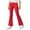 Red, variant on Yindaity Legging for Girls Girl's Flare Leggings High Waisted Yoga Pants Dance Casual Pants Activewear Kids(Hot Pink,13-14 Years)