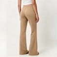 thumbnail image 5 of WULMLEO Sweatpants Women Flare Leggings Drawstring Wide Leg Baggy Y2k Yoga Pants Camel S, 5 of 8