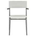 thumbnail image 2 of Lafuma Batyline Duo ORON Outdoor Dining Armchair, Titanium/Pebble (2 Pack), 2 of 9