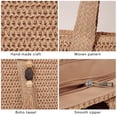 thumbnail image 3 of CHOK Large Straw Beach Bag for women  Straw Tote Bag with Tassels  Woven Summer Handbag Shoulder Bag for Outdoor Vacation, 3 of 10