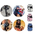 thumbnail image 2 of Necvior Reflective Strap Dog Warm Coat Small Dog Winter Clothes Outdoor 2Legged Clothing, 2 of 20
