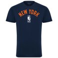 thumbnail image 2 of Unisex Sportiqe  Navy New York Knicks  Bingham T-Shirt, 2 of 3