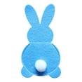 thumbnail image 7 of Set of 4 Bunny Flatware Holders - Easter Cutlery Bags with Tail, Cute Bunny-Shaped Utensil Holders for Table Decoration, Easy to Slide in Knives and Forks, Perfect for Easter Party Dinner(Blue), 7 of 7