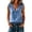 W10-Blue, variant on Rhuody Going Out Tops For Women V Neck Tank Tops Summer Loose Fit Solid Color Ruffle Blouse Women'S Clothing Blue