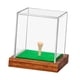 thumbnail image 3 of Caja de exhibición de pelotas de golf de acrílico con soporte para tee, vitrina transparente con base de madera para auriculares, joyería de recuerdo, 3 of 9