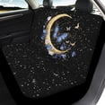 thumbnail image 4 of FOR U DESIGNS Butterfly Hibiscus Moon Star Pattern Car Seat Cover Wear-Resistan Car Seat Protectors Stretch Split Bench Compatible Car Interior Covers Universal Fit for Vehicles Trucks and SUVs, 4 of 7