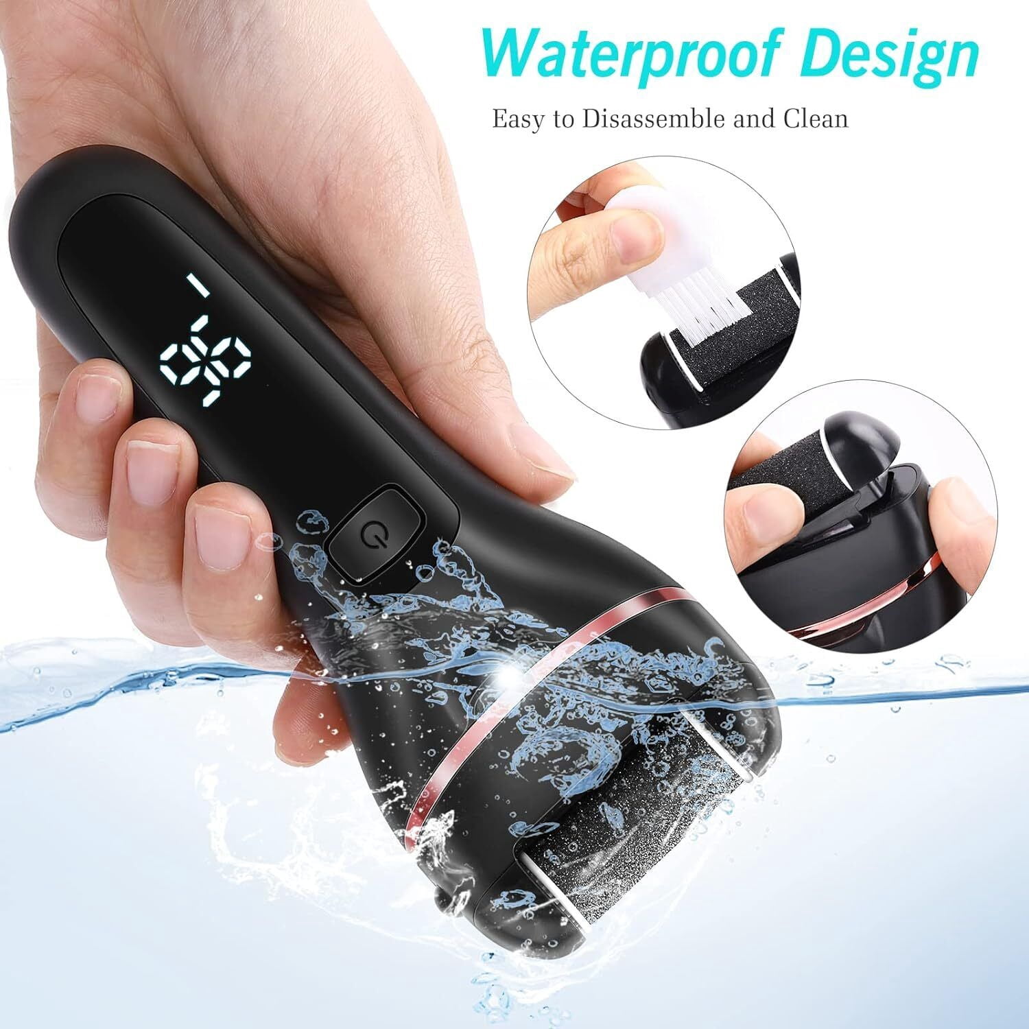 Professional Pedicure Tool Electric Foot Grinder File Callus Dead Skin Remover