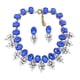 thumbnail image 1 of Conjunto de collar y pendientes para boda, joyería nupcial, aleación, acrílico, accesorios de vestir Azul, 1 of 9