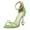 Pale Green, variant on FSJ Women Stylish Pearls High Heel Open Toe Strappy Sandals Chic Ankle Strap Buckle Bridal Pumps Wedding Party Prom Dress Shoes Size 13 Silver