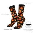 thumbnail image 4 of Cauagu Thanksgiving Turkey 1 Print Crew Socks for Women and Men,Adult Athletic Running Socks 1-Pair Sports Socks Work Gear Socks with Moisture Wicking, 4 of 6