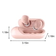 thumbnail image 3 of Oggfader Wireless Earbuds Space Capsule Cute Bluetooth Headset All Inclusive Smart Noise Cancelling Invisible In Ear Wireless Headset Pink, 3 of 8