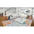 thumbnail image 4 of Motif Printed Faux Rabbit Swatch Pink & Blue 8 ft. x 10 ft. Area Rug, 4 of 6