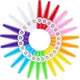 thumbnail image 2 of 24 Pieces Plastic Kazoos Multi Colors Kazoo Musical Instruments Great Gift for Music Lovers Good Companion for Guitar, Ukulele, Violin, Piano Keyboard, 2 of 6