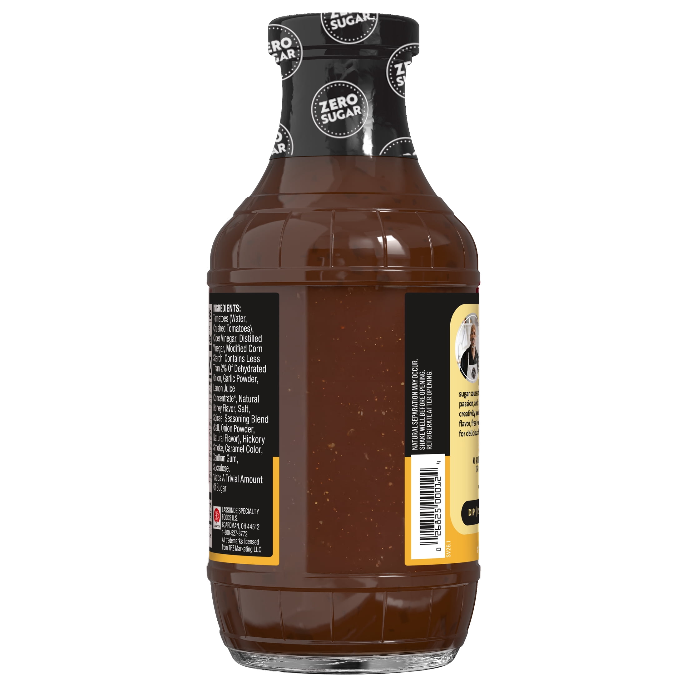 G Hughes Zero Sugar Honey BBQ Sauce, 18 oz