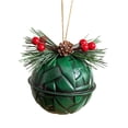 thumbnail image 3 of Adorno colgante navideño de campana, decoración navideña de hierro, decoración colgante navideña para Verde, 3 of 9