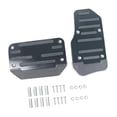 thumbnail image 4 of Juego de 2 cubiertas para pedales de freno de coche, almohadillas premium para pedales de coche, se reemplazan fácilmente. Negro, 4 of 9