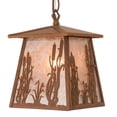 thumbnail image 3 of 7'Sq Reeds & Cattails Pendant, Rust/Silver Mica - 154309, 3 of 7