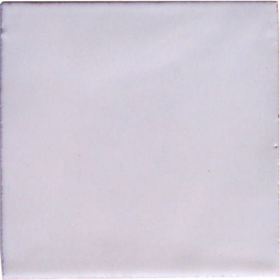 6x6 Pure White Talavera Mexican Tile, Set of 4 pcs