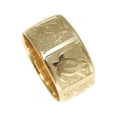 thumbnail image 3 of 14k solid yellow gold 8mm custom made Hawaiian honu turtle personalized ring size 5.5, 3 of 5
