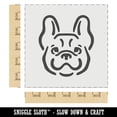 thumbnail image 2 of Happy French Bulldog Frenchie Dog Head DIY Cookie Wall Craft Stencil - 5.5 Inch, 2 of 5