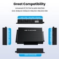 thumbnail image 5 of ENTSASMO Black USB 3.0 to IDE and SATA Reader External Hard Drive Adapter Converter for Universal 2.5/3.5 HDD/SSD Hard Drive Disk, 5 of 6