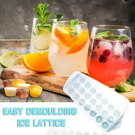 

TUOBARR Summer Savings Soft Bottom Ice Tray Mold With Lid Creative Ice Tray Home Homemade Ice Cream Mold Ice Ice Hockey Mold