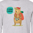 thumbnail image 4 of Inktastic I Love Camping Summer Camp Long Sleeve Youth T-Shirt, 4 of 5
