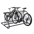 thumbnail image 1 of Large Commercial Bike Rack,Grid Bike Rack In Ground,Freestanding Bicycle Floor Parking Stand for Garages Streets Bike Events, 1 of 4