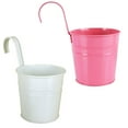 thumbnail image 3 of FELTECHELECTR Floral Buckets Storage Container Balcony Decoration 2Pcs, 3 of 5