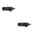thumbnail image 2 of Riwesomey Pestillo de puerta Color sólido Reemplazo de estilo chino Preperforado Decorativo Hogar Hotel Ventana Pernos Cerradura Hardware Negro Negro 2piezas, 2 of 6